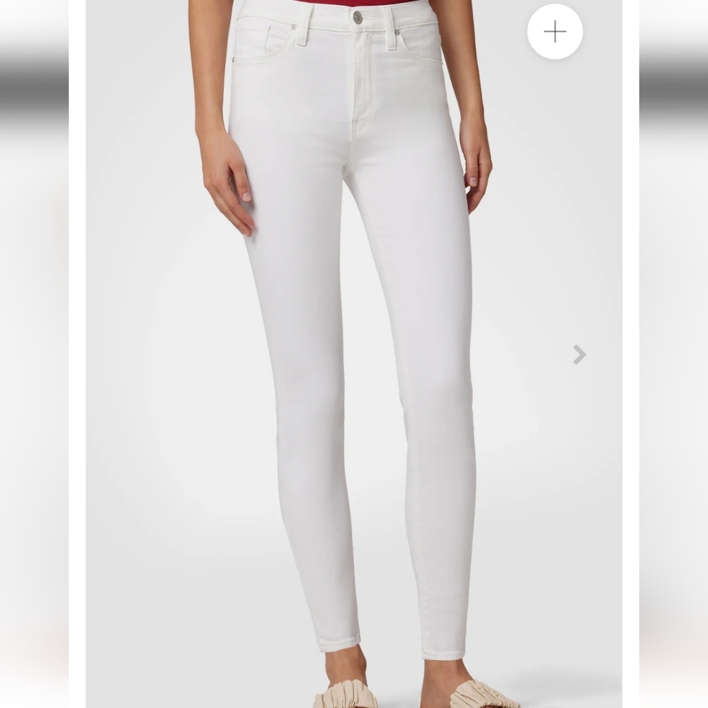 Hudson Nico White Jeans